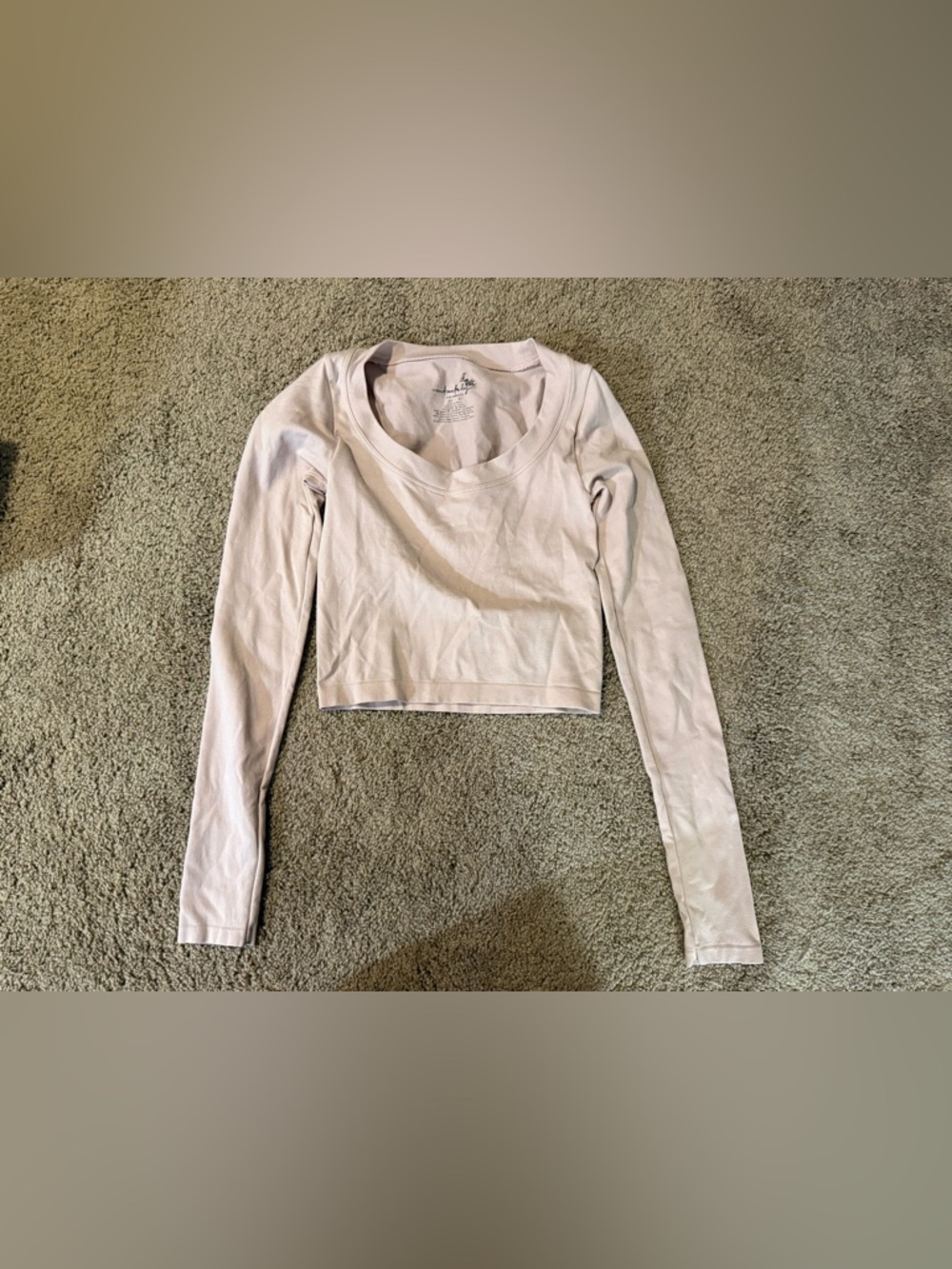 Intimately by Free People Fitted Long Sleeve Crop Top